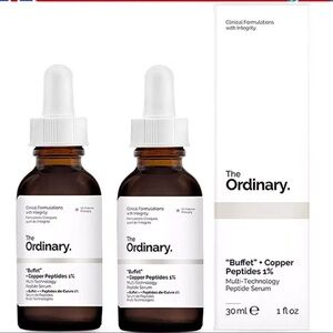 NEW‼️ 2 x PACKS of The Ordinary Buffet + Copper Peptides 1% Anti-Aging Serum 1oz